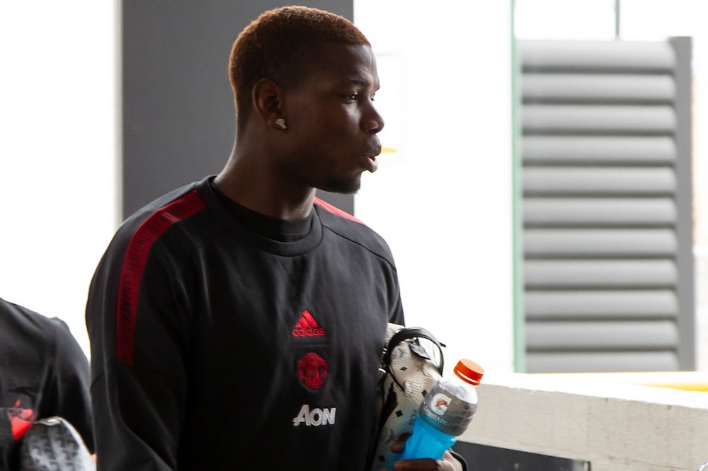 Manchester Unitedu00e2u20acu2122s Paul Pogba leaves the pitch after training for their pre-season friendly matches against Perth Glory and Leeds United at Optus Stadium in Perth July 10, 2019. u00e2u20acu201d AFP pic
