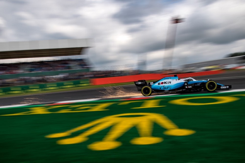 Williamsu00e2u20acu2122 British driver George Russell drives during the first practice at Silverstone circuit July 12, 2019 ahead of the British Formula One Grand Prix. u00e2u20acu201d AFP pic