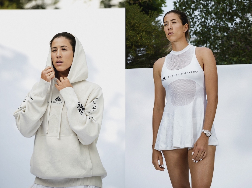 Adidas by Stella McCartney u00e2u20acu201d Infinite Hoodie and Biofabric Tennis Dress. u00e2u20acu201d Picture courtesy of Adidas by Stella McCartney