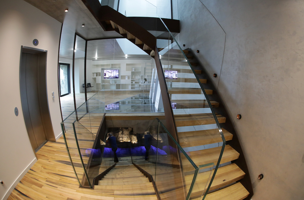 The interior of the luxurious ecological Villa Troglodyte. — Reuters pic