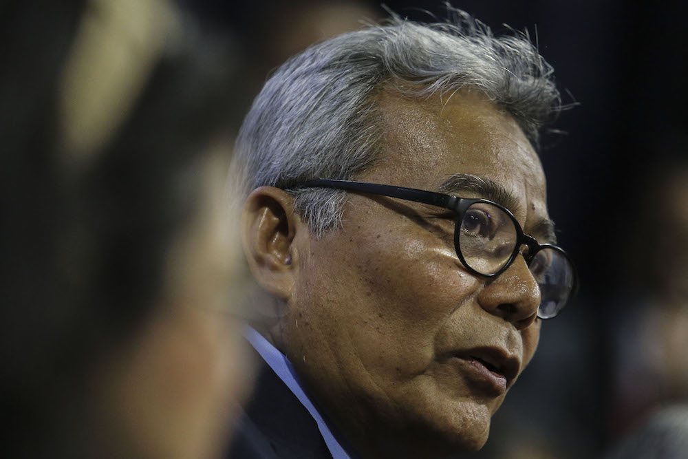 Entrepreneur Development Minister Datuk Seri Mohd Redzuan Yusof speaks at a press conference during the launch of the National Entrepreneurship Policy at the KL Convention Centre, July 11, 2019. u00e2u20acu201d Picture by Hari Anggara