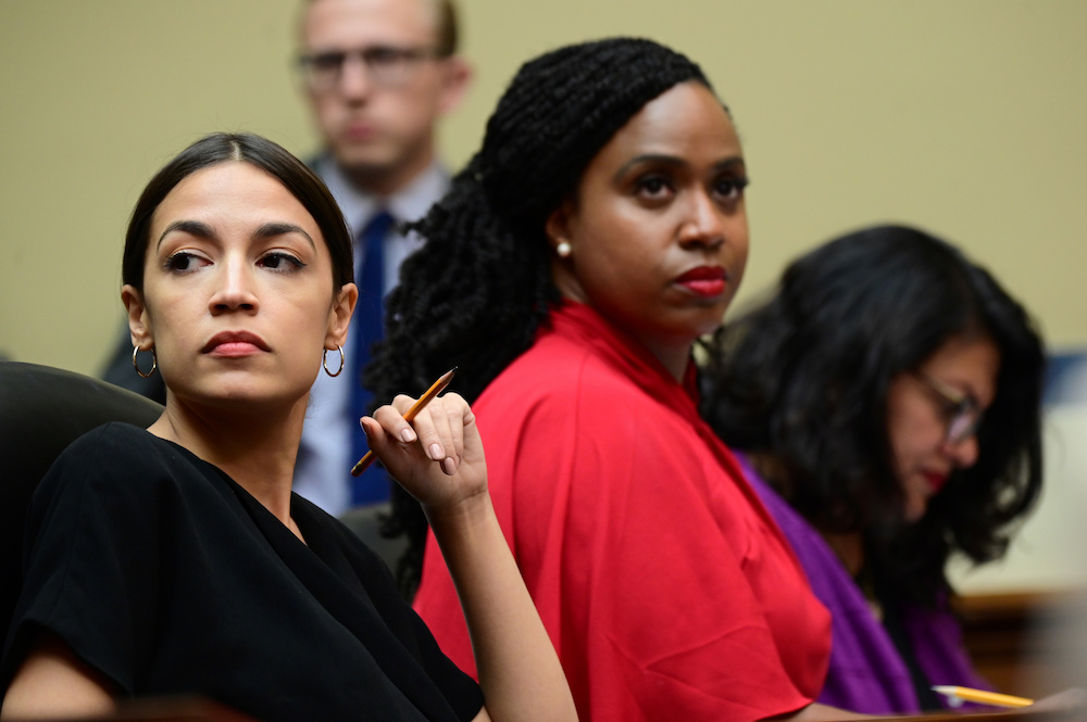 US Representatives Alexandria Ocasio-Cortez, Ayanna Pressley and Rashida Tlaib participate in a House Oversight Committee hearing on Capitol Hill in Washington July 15, 2019. u00e2u20acu201d Reuters pic