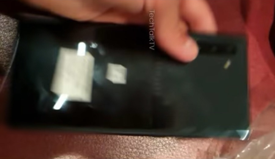 The Galaxy Note 10+ is expected to come with a quad-camera setup and the 4th ToF shooter for depth effects could be placed at the sides of the bump. — SoyaCincau pic