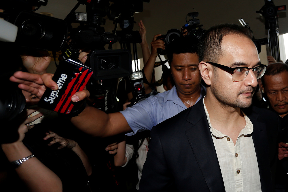 Riza Aziz arrives at the Kuala Lumpur High Court July 5, 2019. u00e2u20acu201d Reuters pic