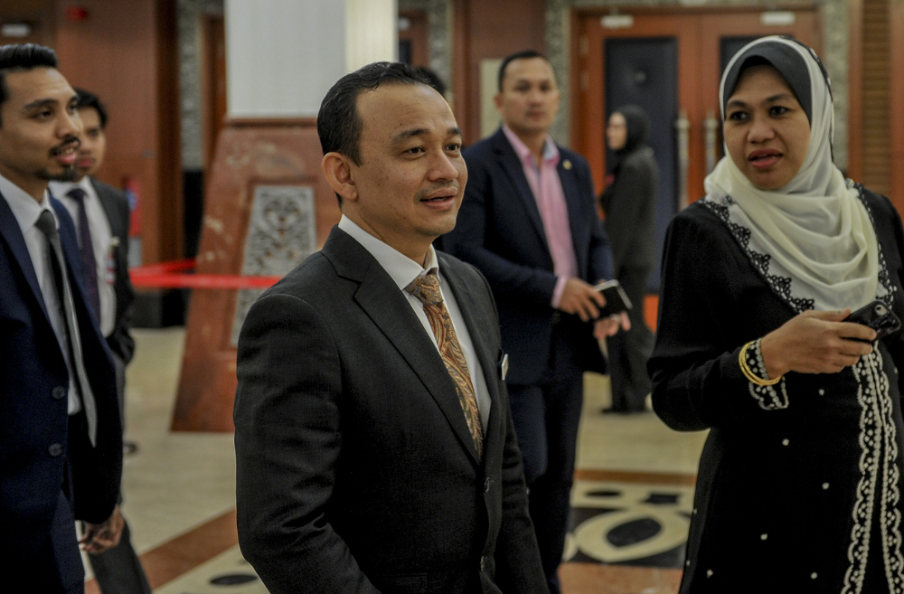 Education Minister Maszlee Malik speaks to media at Parliament in Kuala Lumpur July 1, 2019. u00e2u20acu201d Picture by Firdaus Latif