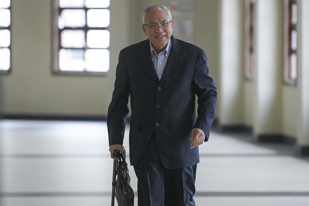 Datuk Suboh Md Yassin is pictured at the Kuala Lumpur Court July 3, 2019. u00e2u20acu201d Picture by Mukhriz Hazim