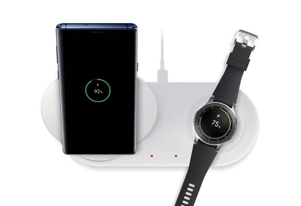The wireless charger is potentially faster than Samsungu00e2u20acu2122s current bundled 15W adaptive fast charger for the Galaxy Note9 and Galaxy S10u00e2u20acu201du00c2u00a0Picture courtesy of Samsung