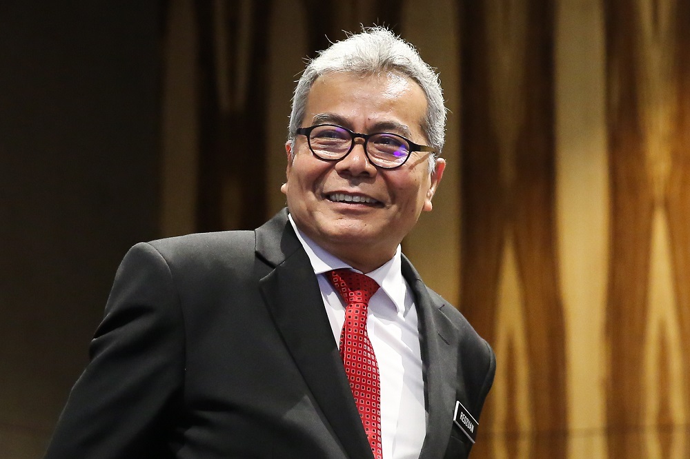 Entrepreneur Development Minister Datuk Seri Mohd Redzuan Md Yusof at the Malaysia Global Business Forum in Kuala Lumpur July 10, 2019. u00e2u20acu201d Picture by Yusof Mat Isa