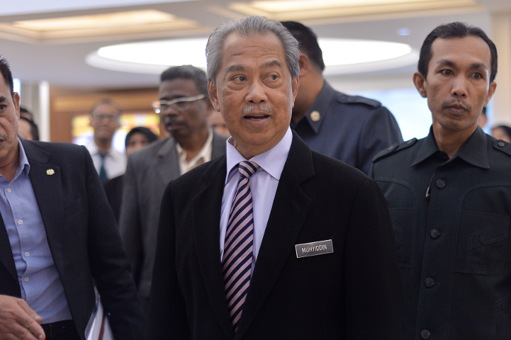 Home Minister Tan Sri Muhyiddin Yassin is seen at Parliament in Kuala Lumpur July 18, 2019. u00e2u20acu201d Picture by Mukhriz Hazim
