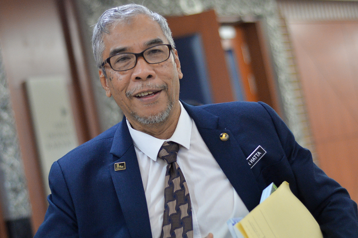 Entrepreneur Development Deputy Minister Datuk Dr Mohd Hatta Md Ramli is seen at Parliament in Kuala Lumpur July 18, 2019. u00e2u20acu201d Picture by Mukhriz Hazim
