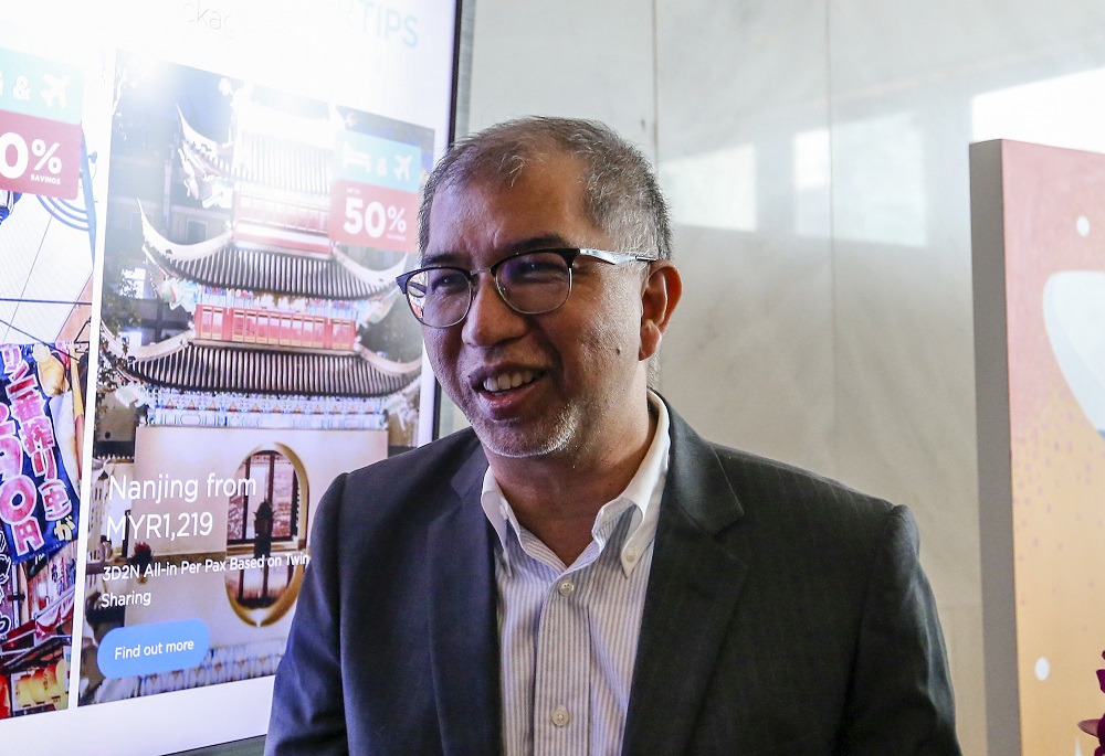Deputy Tourism, Arts and Culture Minister Muhammad Bakhtiar Wan Chik attends the launch of MHholidays in Kuala Lumpur July 24, 2019. u00e2u20acu201dPicture by Firdaus Latif