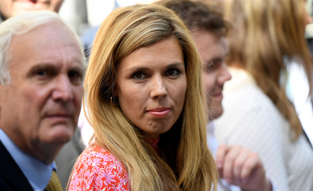 Boris Johnson's girlfriend, Carrie Symonds, is seen outside Downing Street in London July 24, 2019. u00e2u20acu201d Reuters picnn