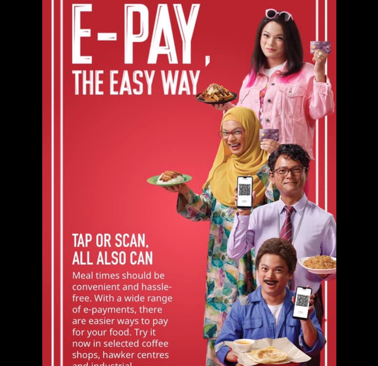 The ad showed a single Chinese actor playing roles of multiple genders and races. u00e2u20acu201d Facebook screenshot