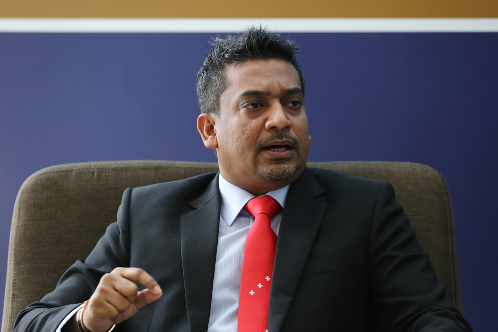 Jeram assemblyman Mohd Shaid Rosli speaks during a press conference after the Selangor State Assembly session in Shah Alam July 31, 2019. u00e2u20acu201d Picture by Yusof Mat Isa