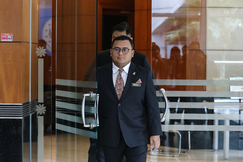 Selangor Mentri Besar Amirudin Shari is pictured after a Selangor State Assembly session in Shah Alam July 31, 2019. u00e2u20acu201d Picture by Yusof Mat Isa