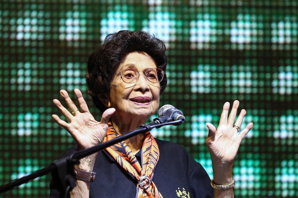 Tun Dr Siti Hasmah Mohd Ali speaks at the launch of the Global Tiger Day 2019 celebration in Putrajaya July 28, 2019. u00e2u20acu201d Picture by Yusof Mat Isa