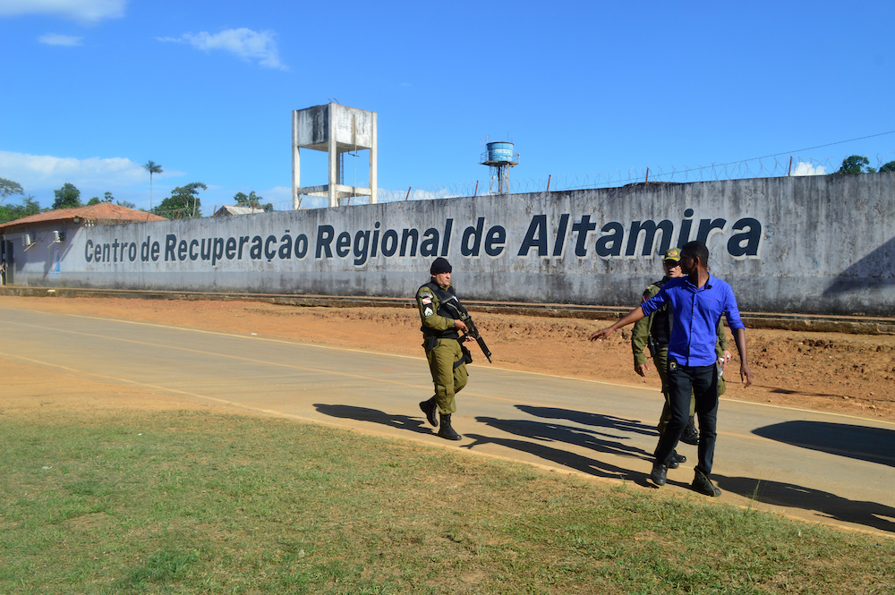 Police patrol in front of a prison after a riot, in the city of Altamira, Brazil July 29, 2019. u00e2u20acu201d Reuters pic