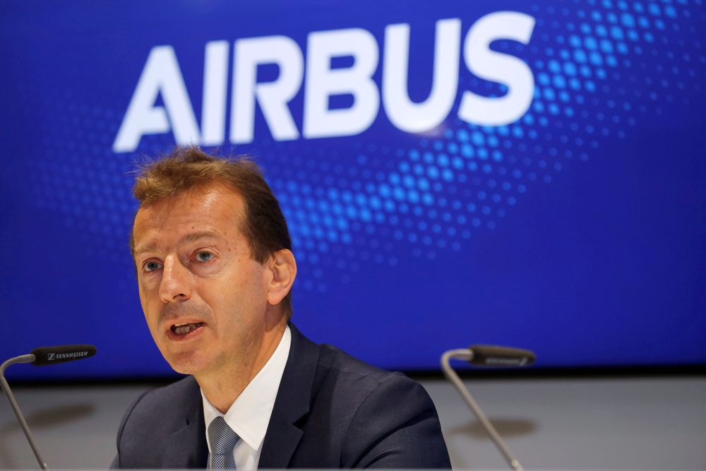 Airbus CEO Guillaume Faury attends a news conference at the 53rd International Paris Air Show at Le Bourget Airport near Paris, France June 20, 2019. u00e2u20acu201d Reuters pic