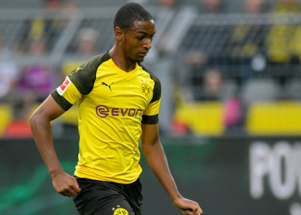 In this file photograph taken August 26, 2018, Dortmundu00e2u20acu2122s defender Abdou Diallo plays the ball during the German first division Bundesliga football match between Borussia Dortmund and RB Leipzig in Dortmund, western Germany. u00e2u20acu201d AFP pic