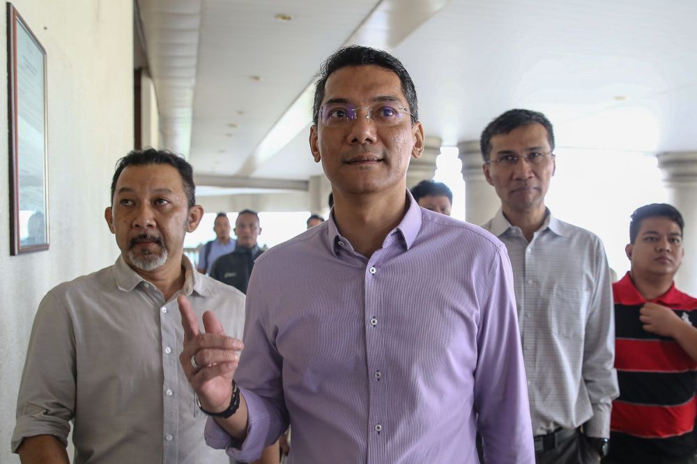 Jaringan Melayu Malaysia president Datuk Azwanddin Hamzah Ariffin Abu Bakar is pictured at the Kuala Lumpur High Court July 29, 2019. u00e2u20acu201d Picture by Yusof Mat Isa
