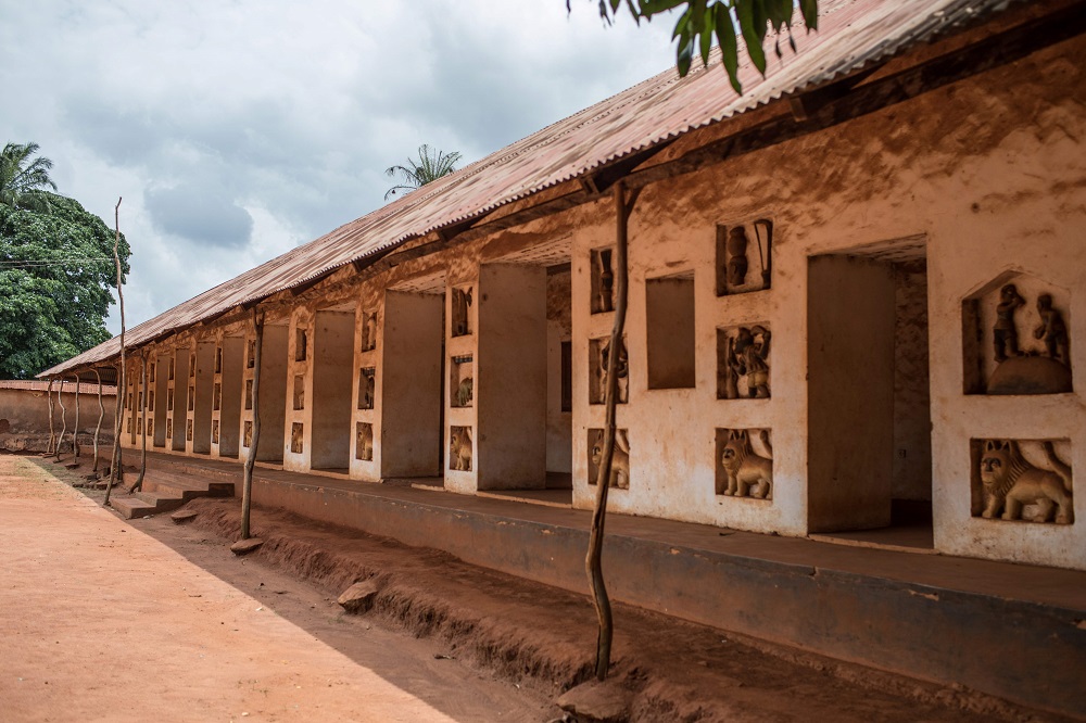 A picture taken on May 1, 2019 on Abomey-Calavi shows a view of the historical museum of Abomey, a 47 hectares site composed by a set of royal palaces, inscribed on the list of the world heritage of Unesco since December 1985. — AFP pic        