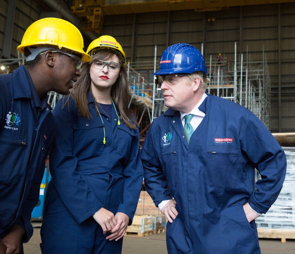Boris Johnson visits BAE Systems in Govan, Glasgow, Scotland, Britain July 5, 2019. u00e2u20acu201d Reuters pic