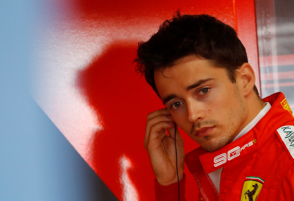 Ferrariu00e2u20acu2122s Charles Leclerc before practice at the Hockenheimring, Hockenheim, Germany for the German Grand Prix, July 27, 2019. u00e2u20acu201d Reuters pic