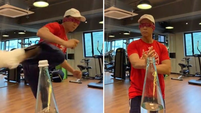 Yen executes the #BottleCapChallenge u00e2u20acu201d without any challenge. u00e2u20acu201d Screenshot from Instagram 