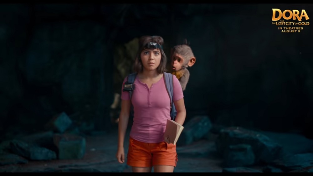 A screengrab from u00e2u20acu02dcDora and the Lost City of Goldu00e2u20acu2122 that stars Isabela Moner, Eugenio Derbez, Michael Peu00c3u00b1a, Eva Longoria and Benicio Del Toro among others.