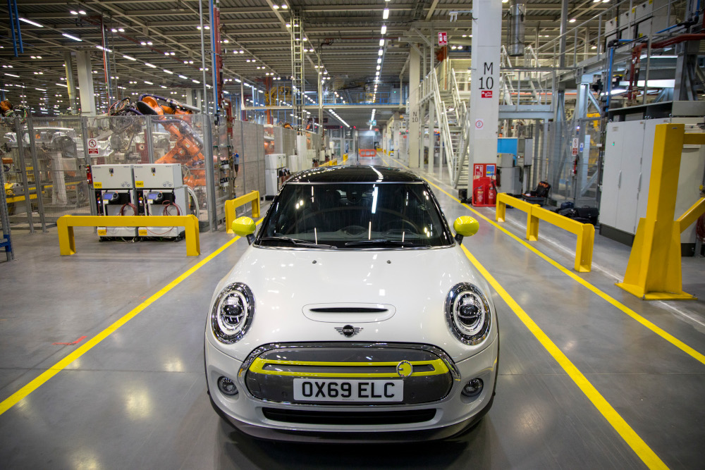 The new Mini electric car is unveiled at the BMW group plant in Cowley, near Oxford July 9, 2019. This is the first electric car to be produced by Mini and will go into full production at the end of 2019. u00e2u20acu201d AFP pic