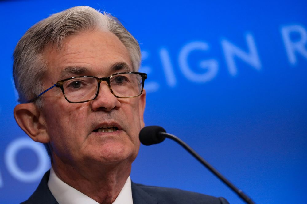 Federal Reserve Chairman Jerome Powell speaks speaks at u00e2u20acu02dcC. Peter McColough Series on International Economics: A Conversation with Jerome H. Powellu00e2u20acu2122 at the Council on Foreign Relations in New York, June 25, 2019. u00e2u20acu201d Reuters pic