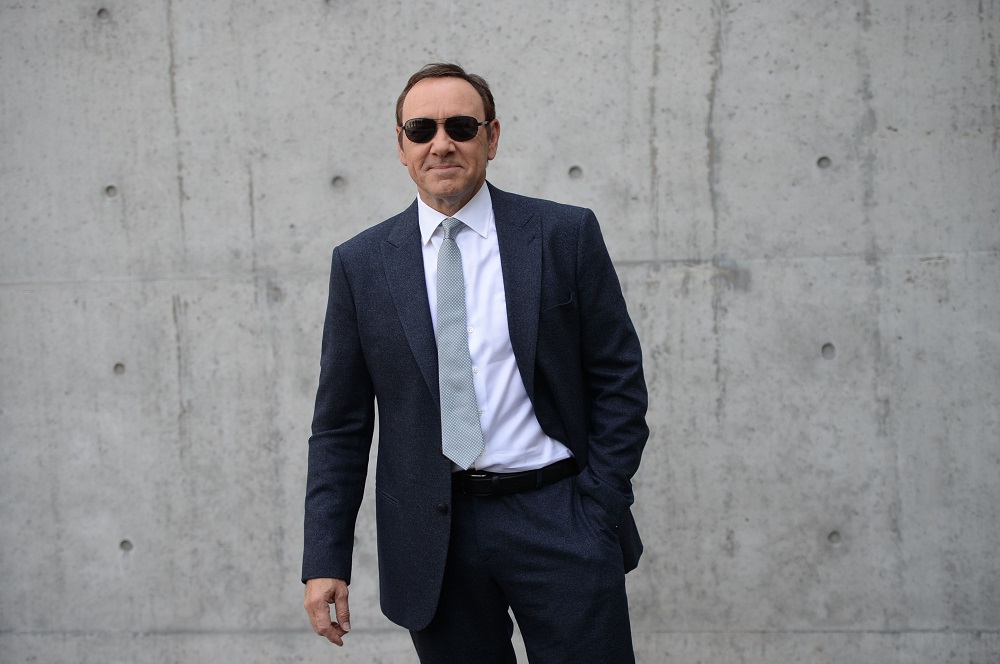 In this file photo taken on June 21, 2016, US actor Kevin Spacey arrives at a fashion show in Milan, Italy. u00e2u20acu201d AFP pic       