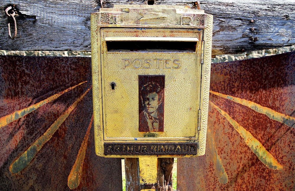 A letter box dedicated to the French poet Arthur Rimbaud is pictured at the west cemetery of Charleville-Mezieres June 21, 2019. u00e2u20acu201d AFP pic         