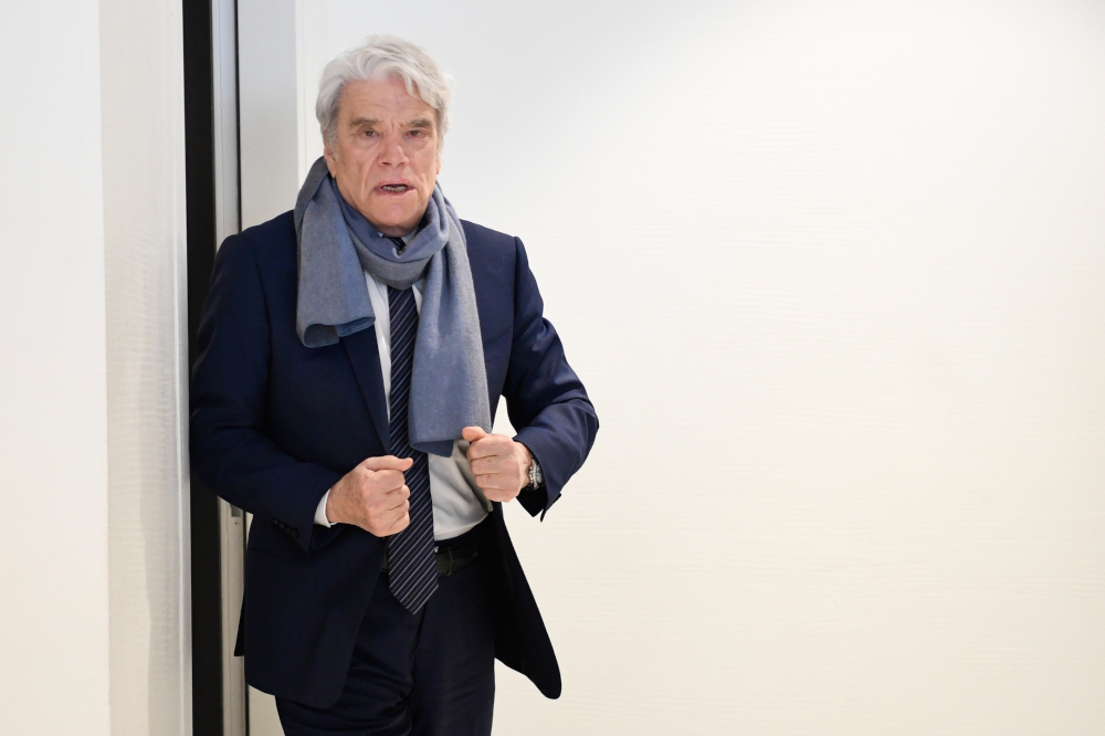 In this file photo taken April 4, 2019 French businessman Bernard Tapie looks on during a suspension of his trial at the Paris courthouse. u00e2u20acu201d AFP pic