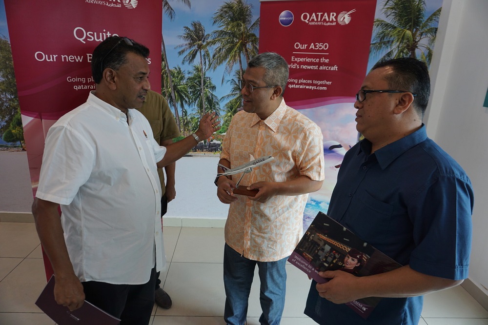 Qatar Airways Malaysia and Brunei Country Manager Datuk Muzammil Mohamad in Langkawi July 4, 2019. u00e2u20acu201d Bernama pic