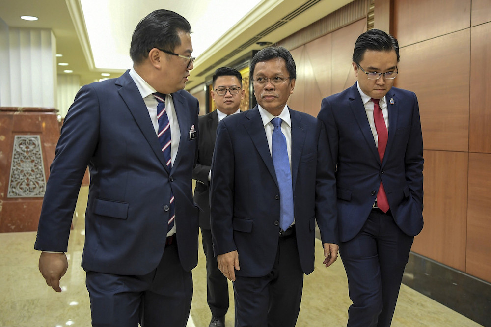 Sabah Chief Minister Datuk Seri Mohd Shafie Apdal is seen in Parliament July 16, 2019. u00e2u20acu201d Bernama pic