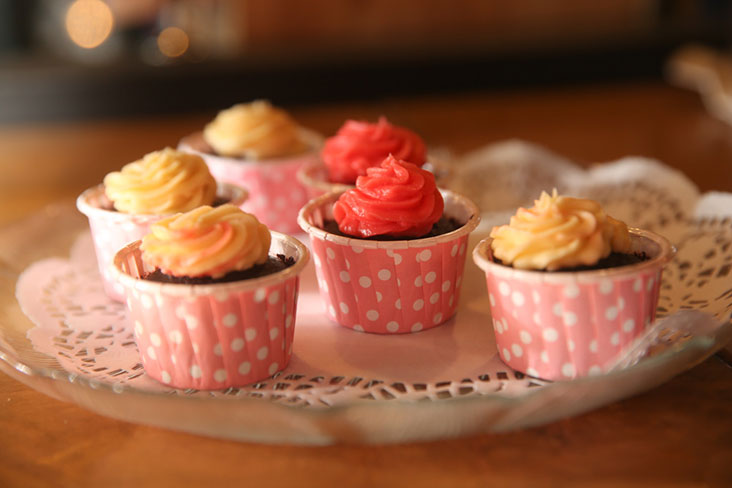 Pick up some cupcakes for a treat at home