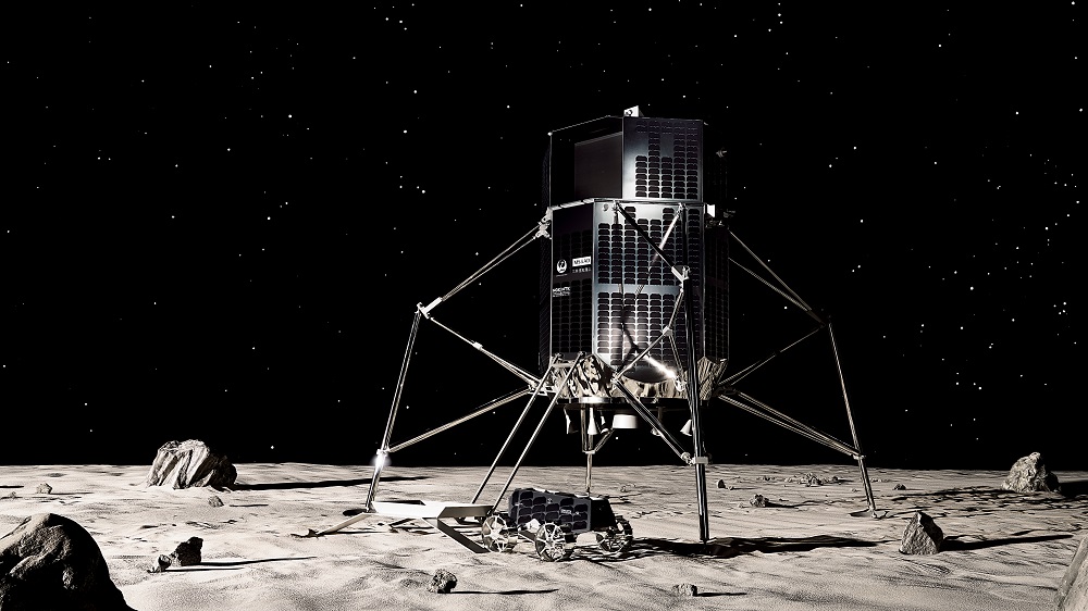 A design for a moon lander and rover in an undated handout image released by ispace, a Japanese company focused on commercial opportunities on the moon. u00e2u20acu2022 Thomson Reuters Foundation pic