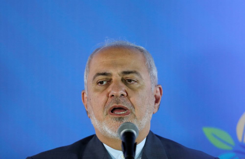 File picture shows Iranu00e2u20acu2122s Foreign Minister Mohammad Javad Zarif talking to the media during the Ministerial Meeting of the Non-Aligned Movement (NAM) Coordinating Bureau in Caracas, Venezuela July 20, 2019. u00e2u20acu201d Reuters pic