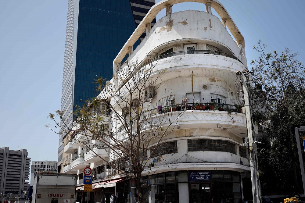 A picture taken on May 9, 2019 shows a Bauhaus building style in Tel Aviv. u00e2u20acu201d AFP pic      