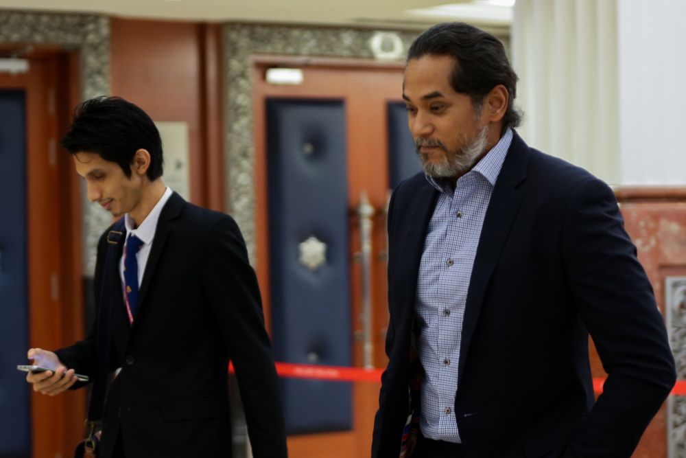 Rembau MP Khairy Jamaluddin is pictured at Parliament, Kuala Lumpur July 10, 2019. u00e2u20acu201d Picture by Ahmad Zamzahuri