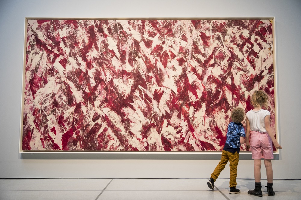 Installation view of Lee Krasneru00e2u20acu2122s u00e2u20acu02dcAnother Stormu00e2u20acu2122 (1963) is seen in this image Courtesy of the Barbican Art Gallery. u00e2u20acu201d AFP pic      