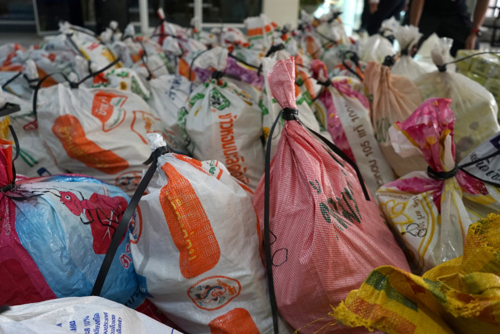In this file photo taken June 5, 2019, bags of the drug crystal meth, also known as u00e2u20acu02dciceu00e2u20acu2122, are displayed after being seized by Thai authorities in Bangkok. u00e2u20acu201d AFP pic