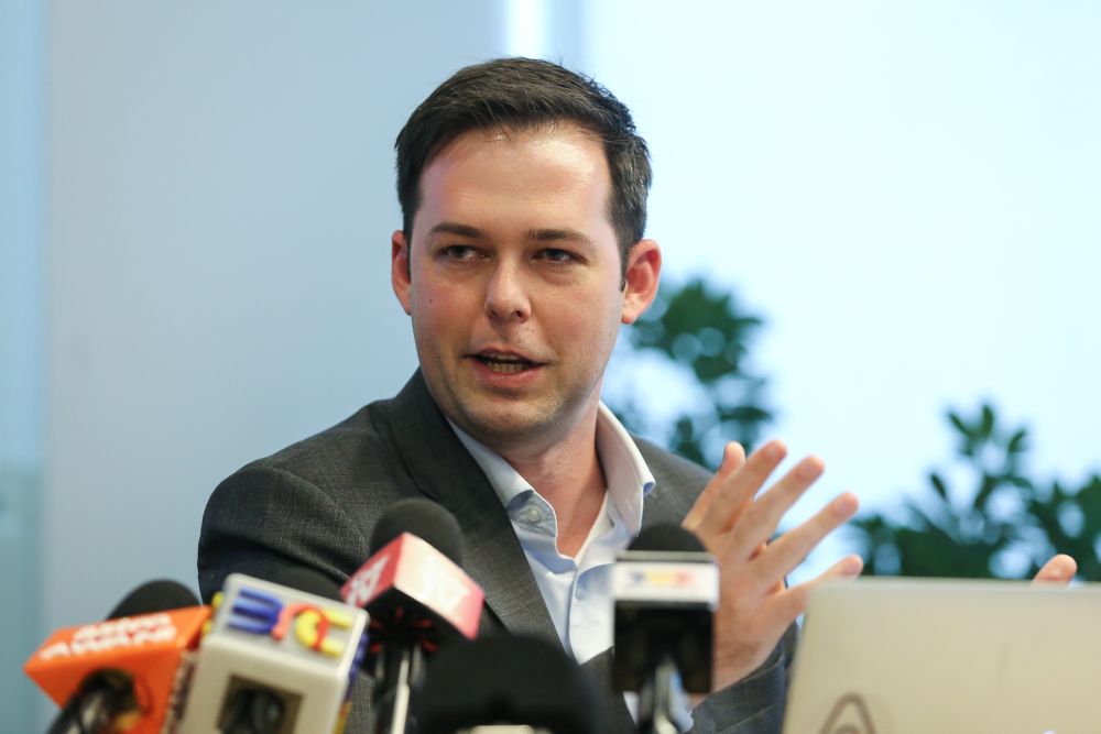 Airbnb South-east Asia, Hong Kong and Taiwan general manager Mike Orgill speaks during a media briefing in Kuala Lumpur July 2, 2019. u00e2u20acu2022 Picture by Yusof Mat Isa