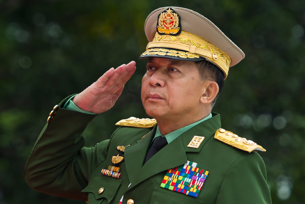 The sanctions against Min Aung Hlaing, deputy commander-in-chief Soe Win, brigadier generals Than Oo and Aung Aung also apply to their immediate family members. u00e2u20acu201d AFP pic
