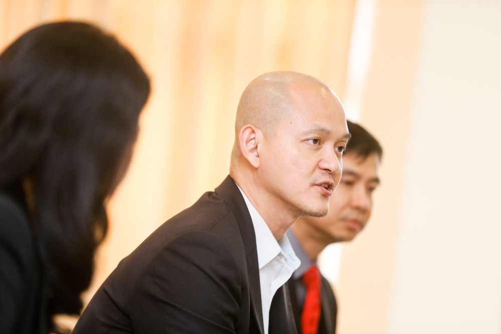 International Trade and Industry Deputy Minister Ong Kian Ming speaks to the press during the 2019 Innovate Malaysia Design Competition at Tunku Abdul Rahman College, Lembah Permai, Penang, July 22, 2019. u00e2u20acu201d Picture by Sayuti Zainudin