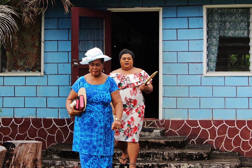 Samoan u00e2u20acu02dcfau00e2u20acu2122afafineu00e2u20acu2122 Keyonce Lee Hang and her mother Rona Tauli Lee leave the family home on their way to church on a Sunday morning in Upolu, Samoa July 14, 2019. u00e2u20acu201d Reuters pic