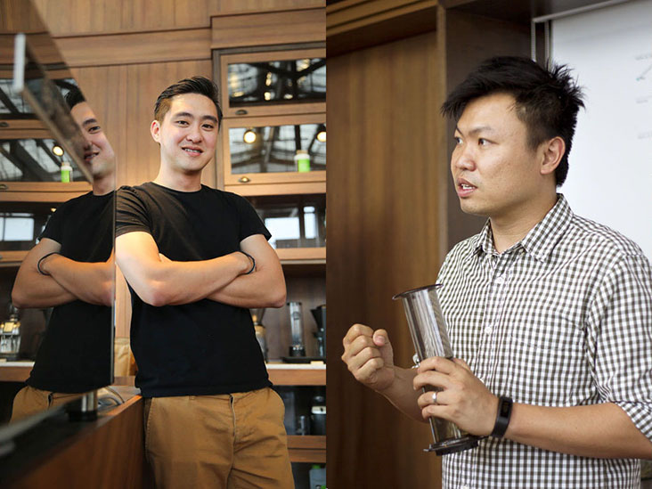 Leon Foo (left) and Marcus Foo (right) of PPP Coffee celebrate 10 years in the specialty coffee business.
