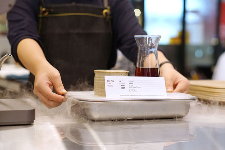 This 2016 Kenya Yara Valley is part of PPP Coffee’s archive of “vintage” beans.