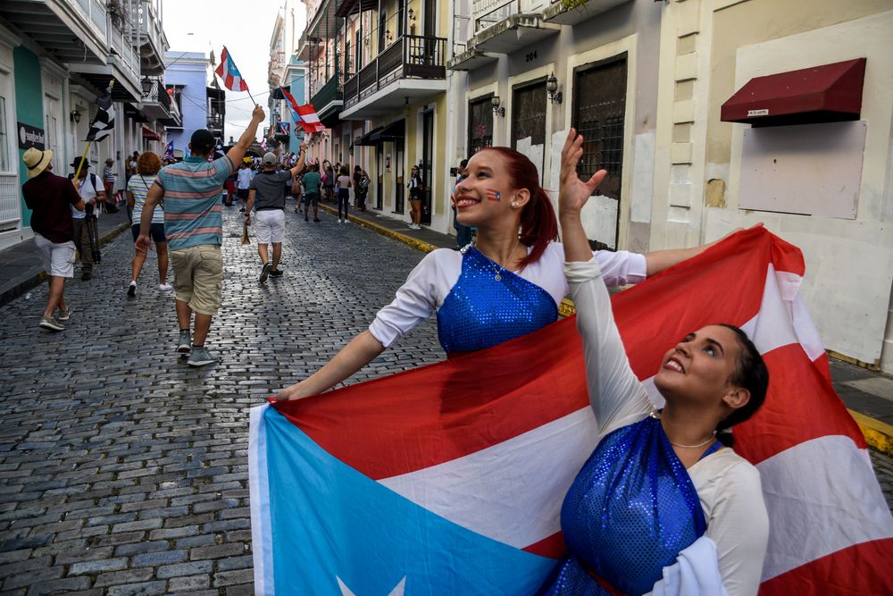 Demonstrators protest for the resignation of Puerto Ricou00e2u20acu2122s governor Ricardo Rossello in San Juan, Puerto Rico, July 21, 2019. u00e2u20acu201d Reuters pic
